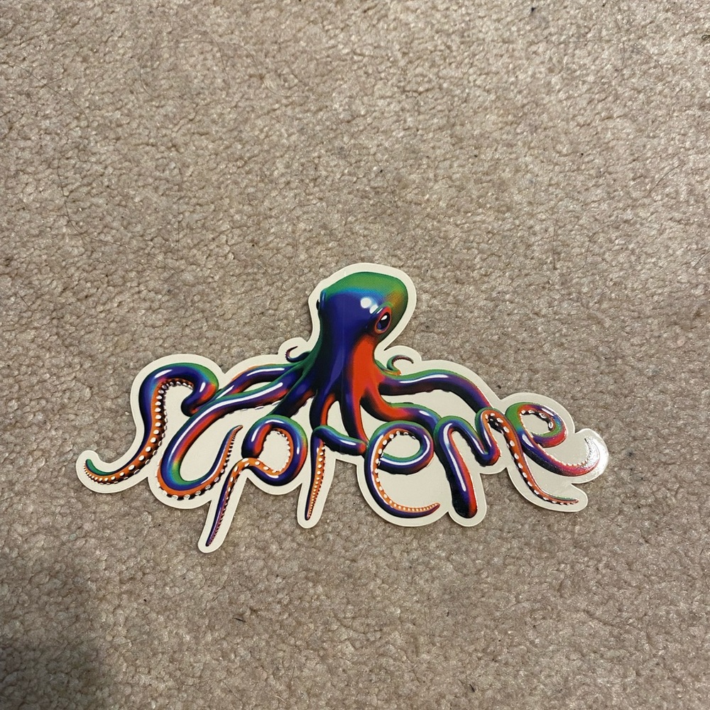 100% Authentic Supreme Tentacles Sticker